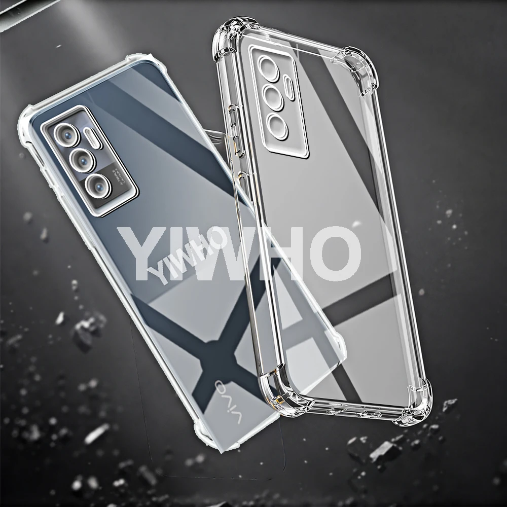 Clear Shockproof Transparent Phone Case - Soft TPU Cover
