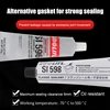 LOOLIFL SL-596 Engine Flange Sealant High temperature resistant anaerobic flat sealant, automobile cylinder head reducer special instead of gasket, oil resistant, waterproof and high strength, 85g 3