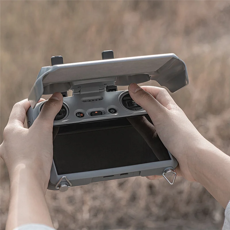 Détail du pare-soleil pour télécommande DJI Mini 4 Pro RC2, matériau robuste assurant une protection durable.