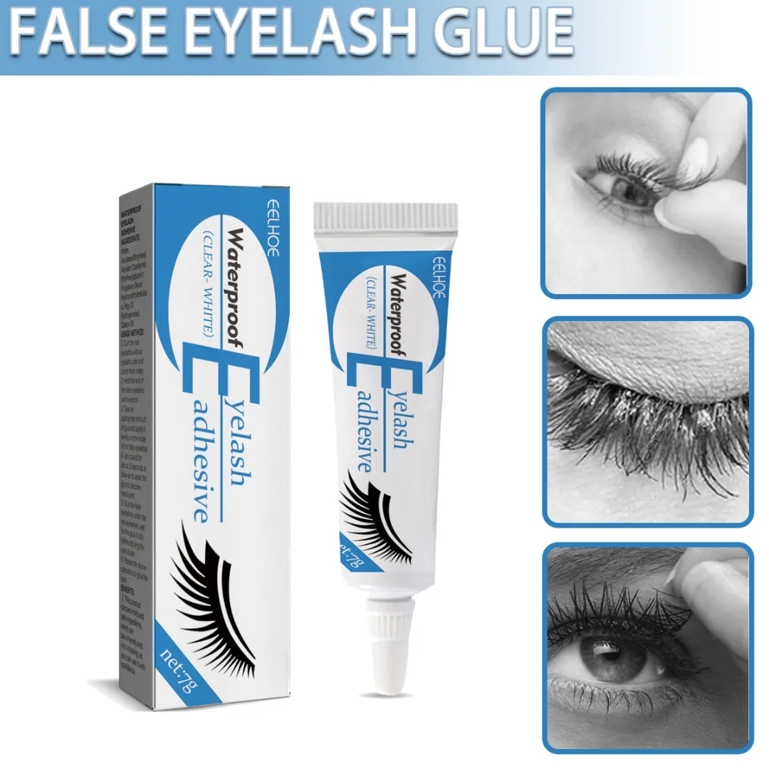 

Waterproof Eyelash Glue Makeup Natural New Eyelash Adhesive Clear Lash Extension Quick-drying Long-lasting Safe No Irritation