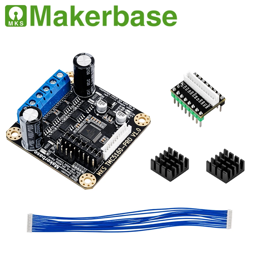 Makerbase-mks Stepper Motor Driver Tmc5160-pro Alta Corrente 6a High Valve 860v dc Spi Mode Marlin Klipper 3d Printer Parts - Imagem 2