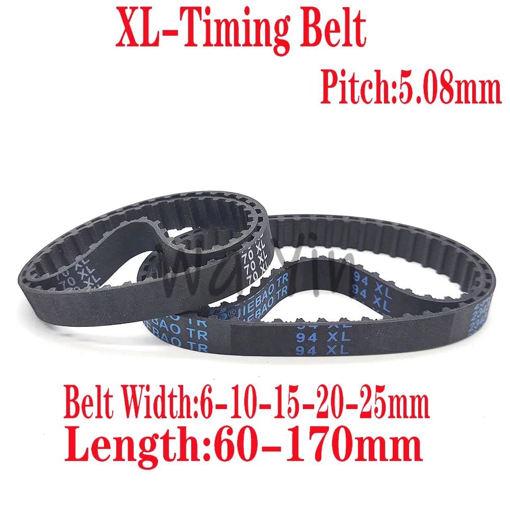 

XL Synchronous Belt Pitch: 5.08mm Optional Width 6-15-15-20-25mm Rubber Synchronous Belt Circumference 60-170mm