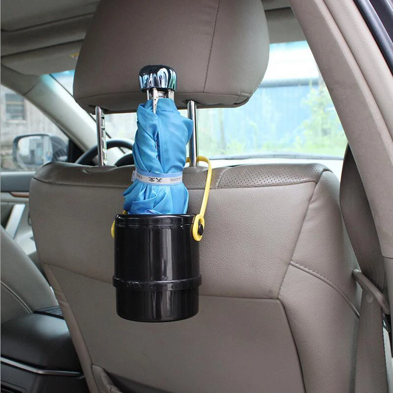 BROSHOO Unversal Car Styling Multifunctional Foldable Plastic Car Interior Umbrella Hanger Storage Holder Auto Accessories
