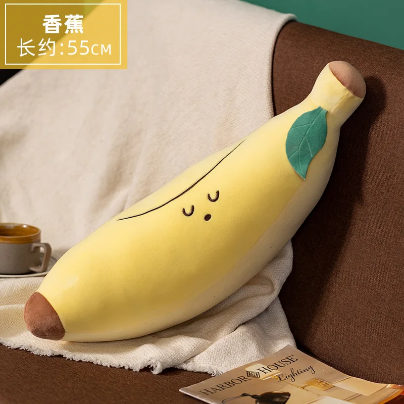 Fruit Avocado Stuffed Pillow Soft Banana Plush Toy Cute Cartoon Mushroom Doll Carrot Plush Pillow Gift for Girls plush toys
