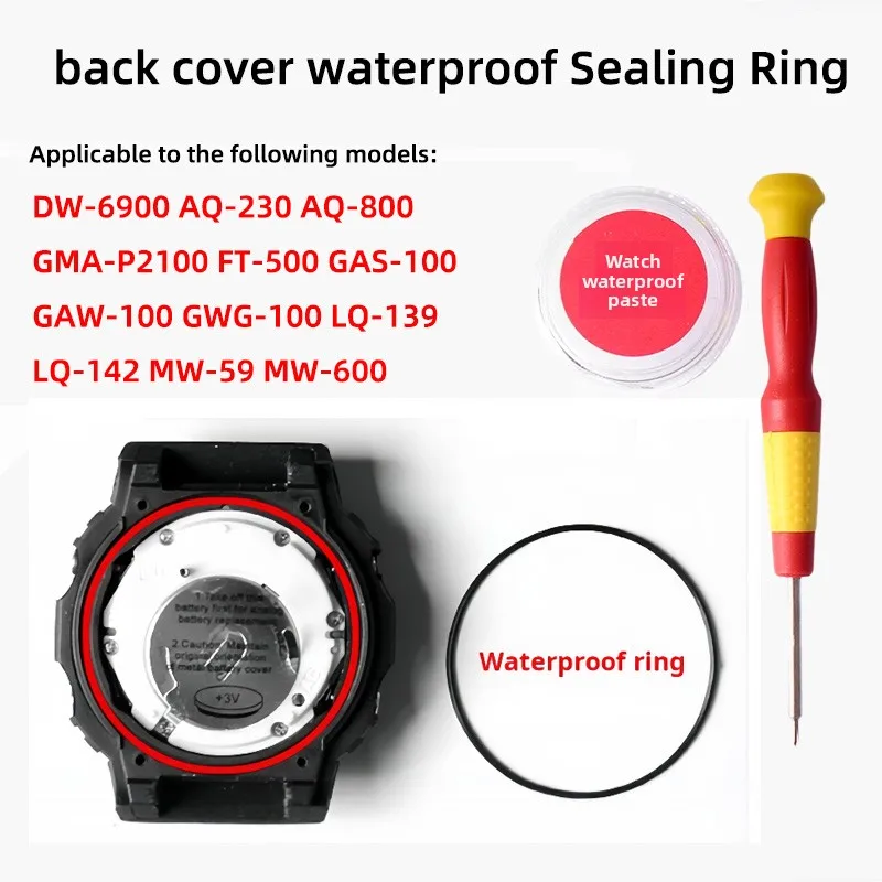 Genuine Casio Original O-Ring Parte Orologio DW-6900 DW-6600 DW-290 - Foto 7