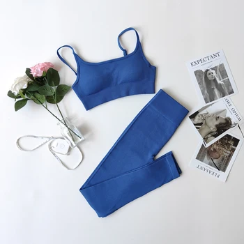 Conjunto Advance canelado (top + legging) diversas cores