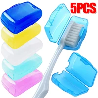 5Pcs/set Portable Toothbrush Head Cover Caps Tooth Brush Protector Case Holder Outdoor Travel Hike Camping Bathroom Accessories 1