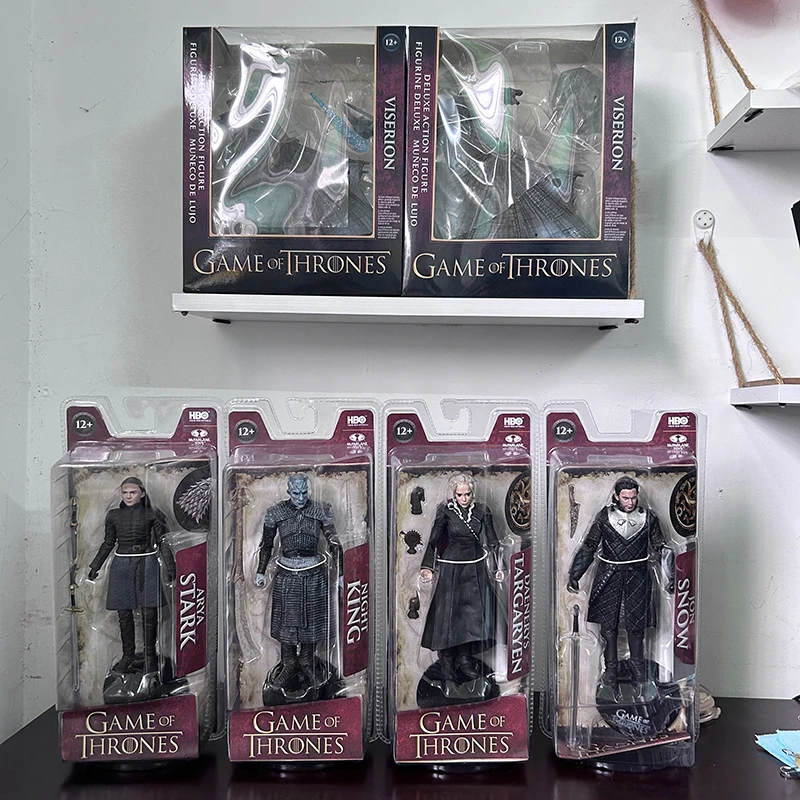 Jon Snow Night King Daenerys Targaryen 프로스트 웜 비전 블랙 아이스 드래곤 레이걸 액션 피규어 모델 장난감, 데스크탑 장식