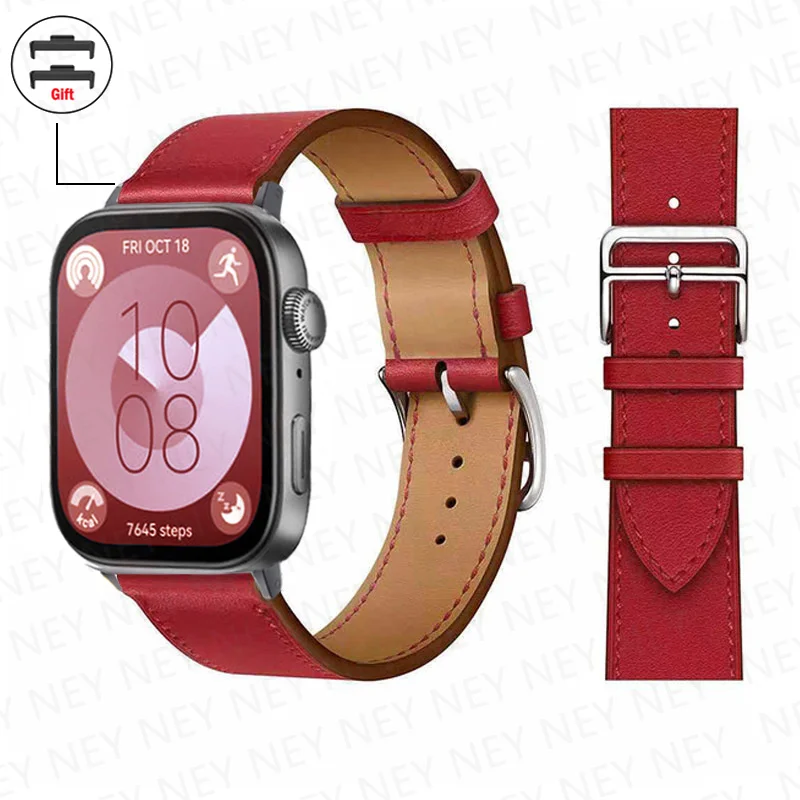 Premium Leather Watch Band - Elegant Retro Bracelet Replacement Strap