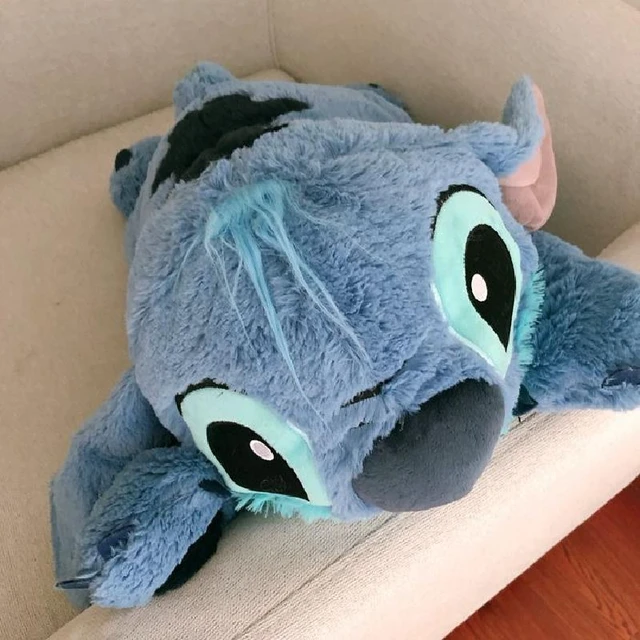 60cm Disney Stitch Plush Toy Doll Anime Lilo & Stitch Sitting Stitch  Cartoon Stuffed Doll Children's Comforting Pillow Kids Gift - AliExpress