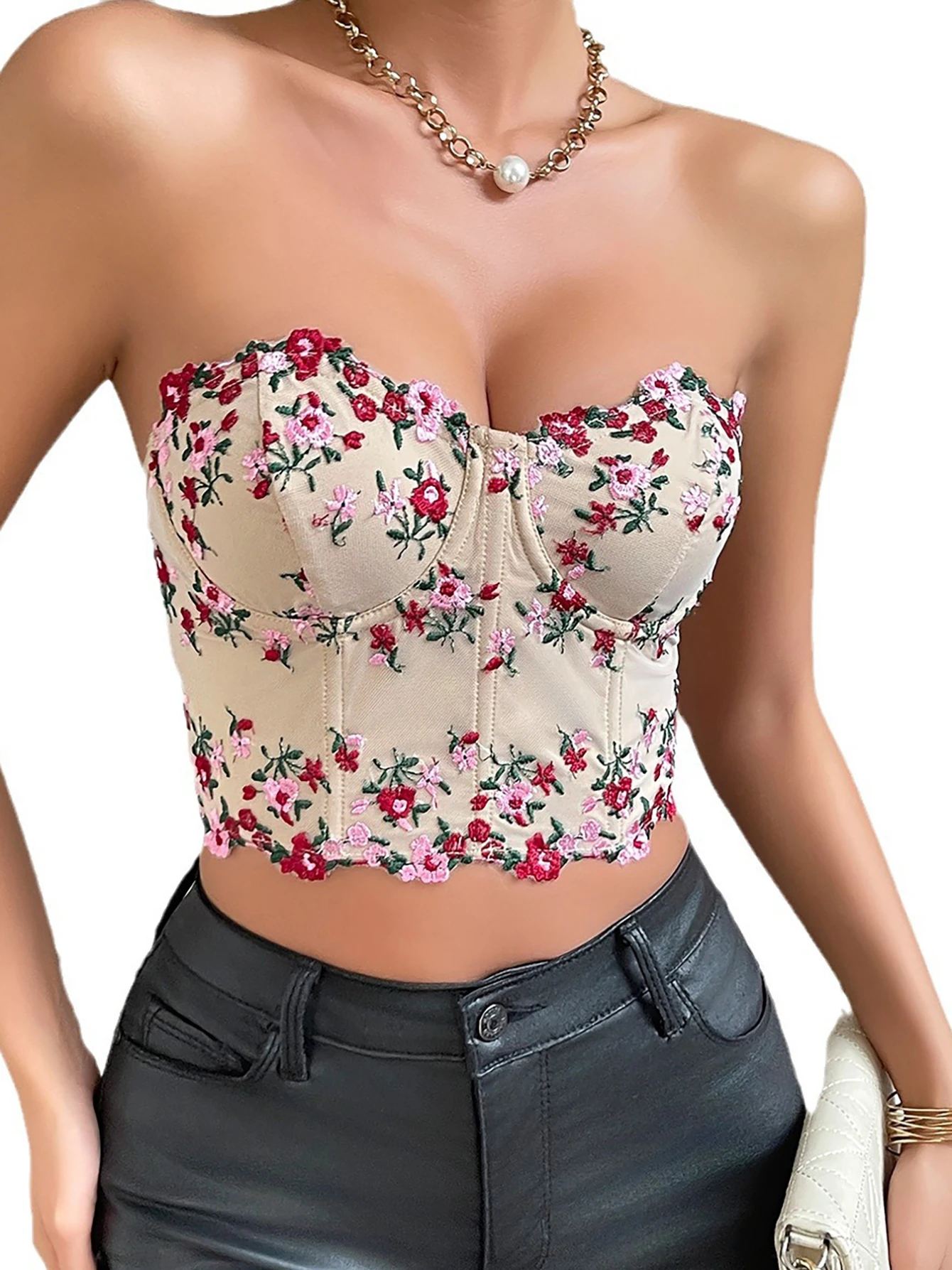 

Женский Летний Топ без бретелек