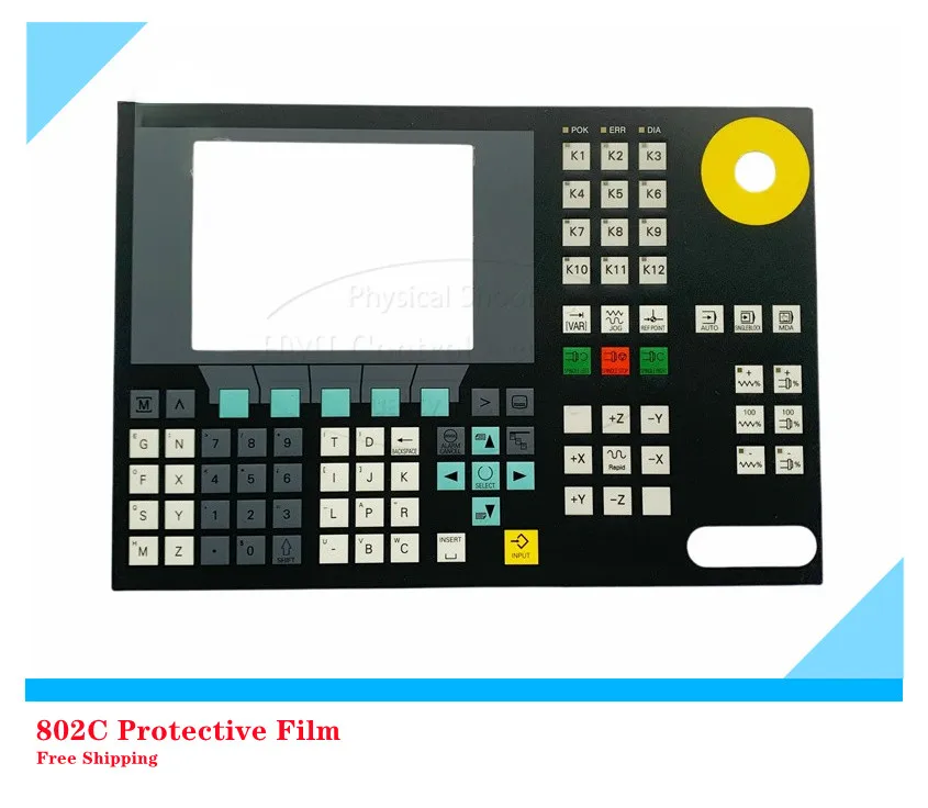 

Панель управления клавиатурой 802C, защитная пленка 6FC5500-0AA11-1AA0