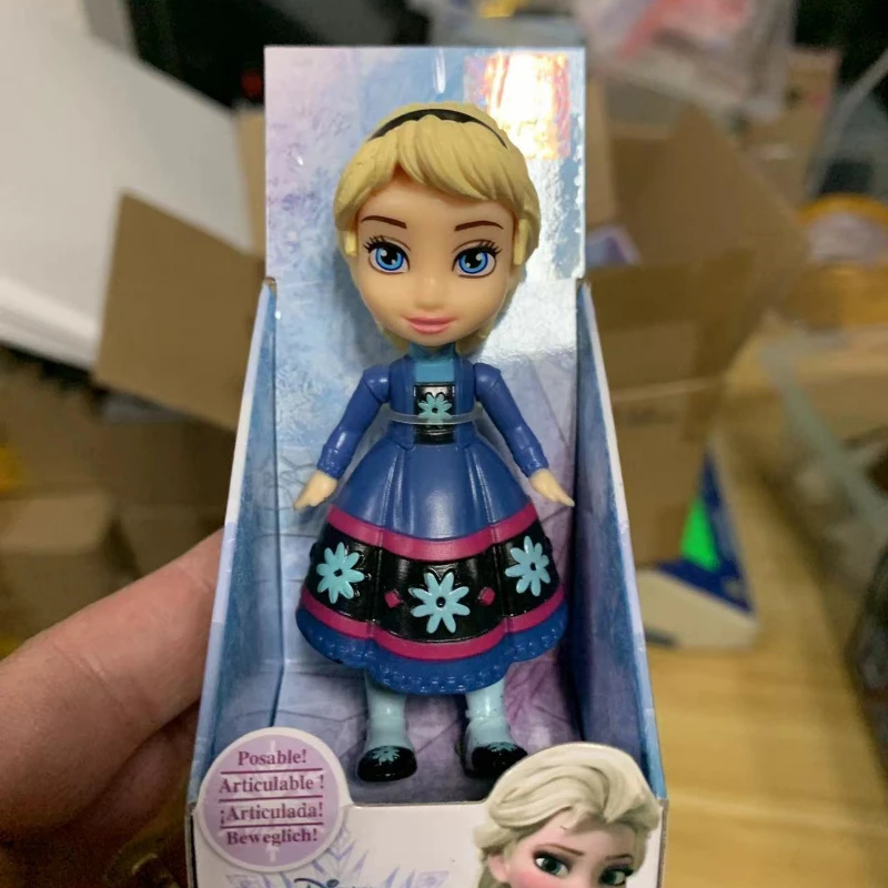 Disney-Conjunto de boneca princesa congelada para meninas, brinquedos de  anime, articulados móveis, bonecas Elsa, brinquedo de vestir, presente  kawaii, Anna - AliExpress