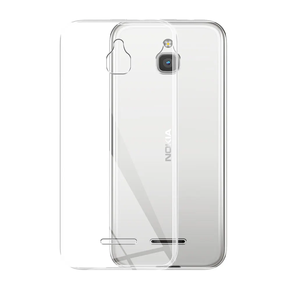 Ultra Thin Silicone Soft TPU Clear Back Case Cover - 2.8