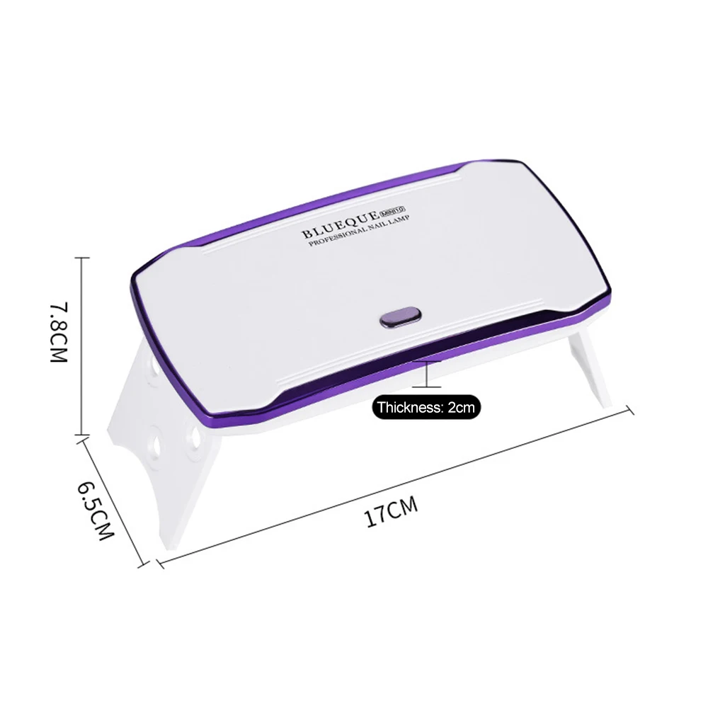 USB powered manicure light therapy machine mini nail baking lamp UV curing instrument handheld mini nail polish glue lamp 6