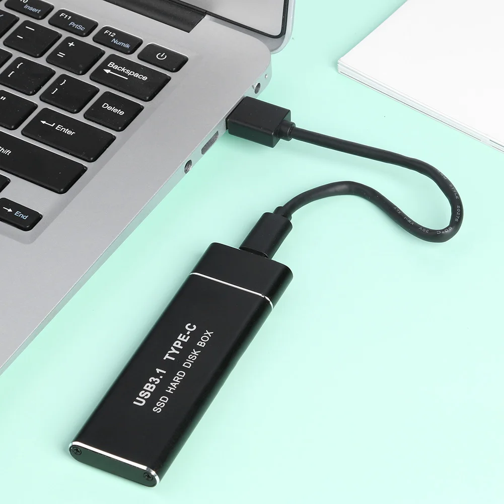 ϵ ̺ Ŭ NVME ϵ ũ ̺ ڽ, USB 3.1 C Ÿ  SDD Ŭ, ˷̴ ձ M.2 M Ű, 10Gbps