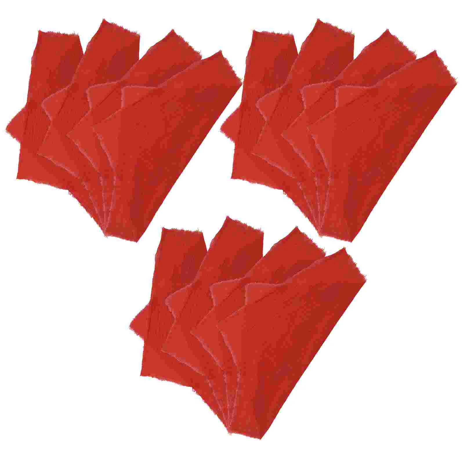

12 Pcs Fabric Napkin Mouth Decorative Napkins Dinner Washable Confier Table Cloth Polyester