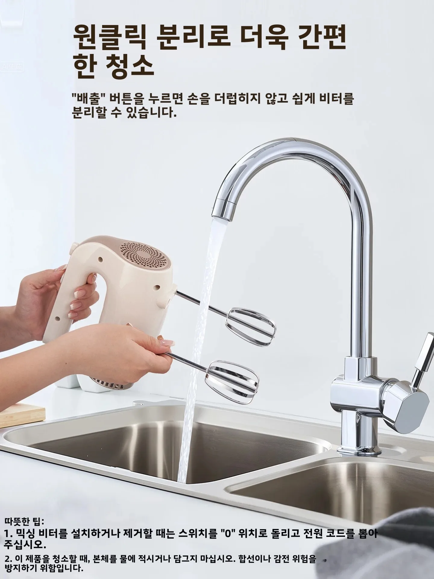 SUNATUR 3-in-1 전기 핸드 믹서 350W 계란 거품기 크림 위퍼 휴대용 주방 믹서(홈 베이킹용 보관 베이스 포함)