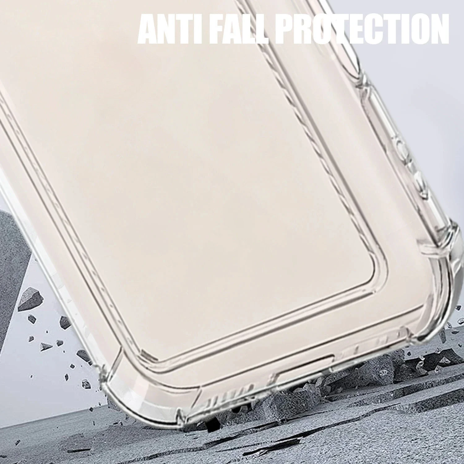 Card Slot Holder Pocket Case For iPhone 17 Pro Max 17Air Shockproof Clear Cover For iPhone17 17PM 17Pro PhotoCard Storage Sleeve