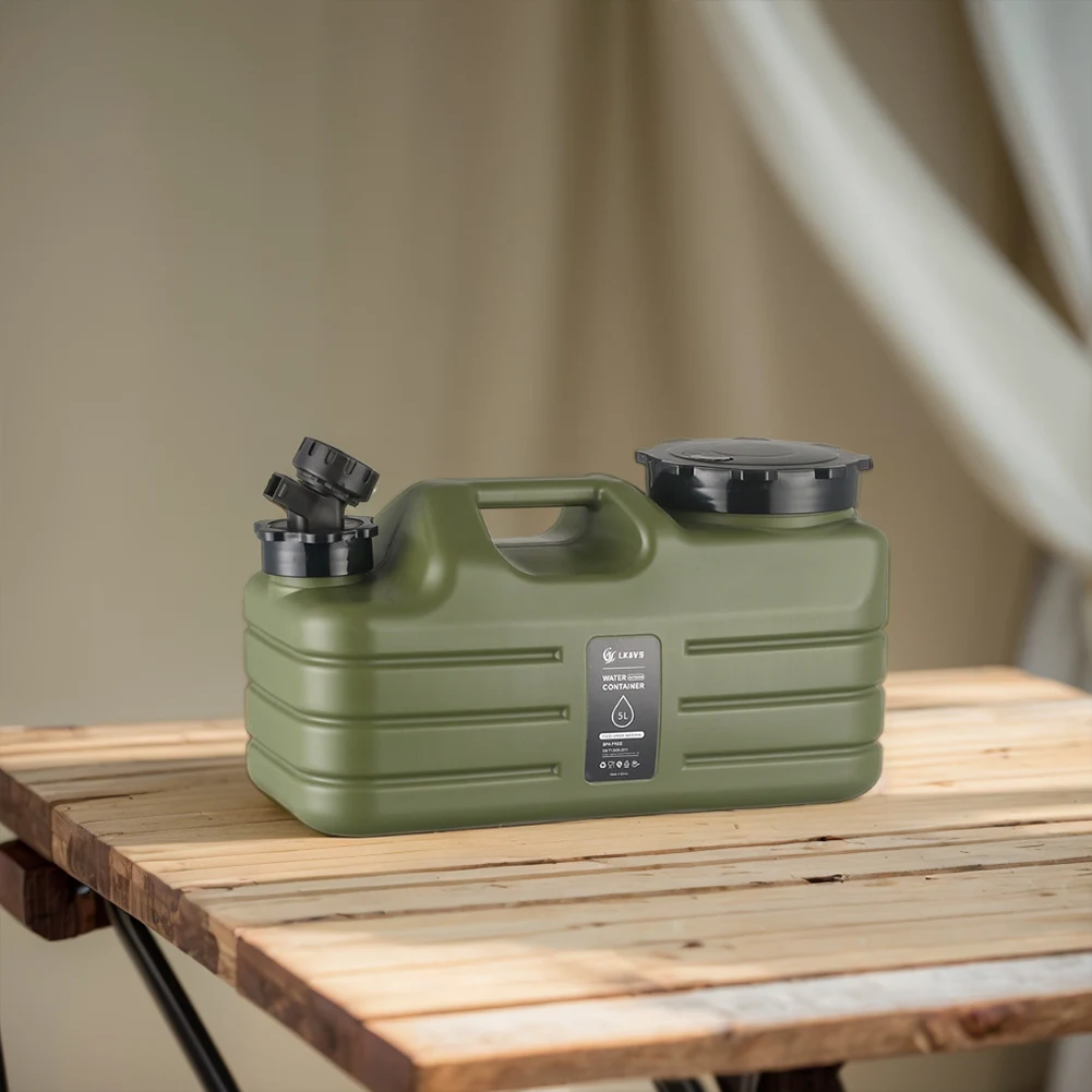 5l Camping Wasser behälter große Kapazität Outdoor Wassereimer tragbare Auto Wassertank mit Wasserhahn für Camping Kochen Picknick – Detail 10