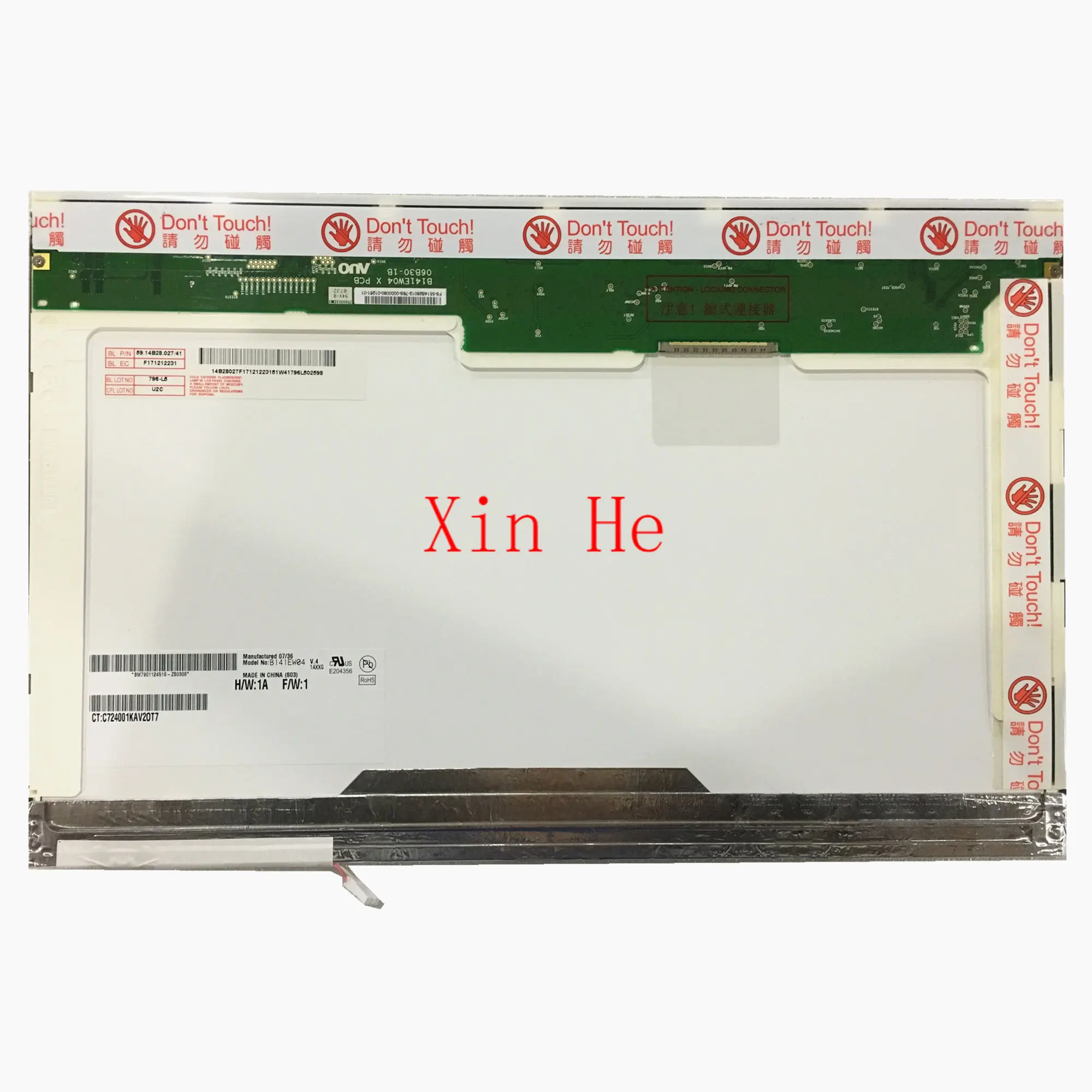 

Free shipping B141EW04 V.4 LTN141W1-L03 L05 L01 L04 LTN141AT02 B141EW02 LTN141AT03 B141EW01 LP141WX3 N141I3-L01 1280*800 30pin