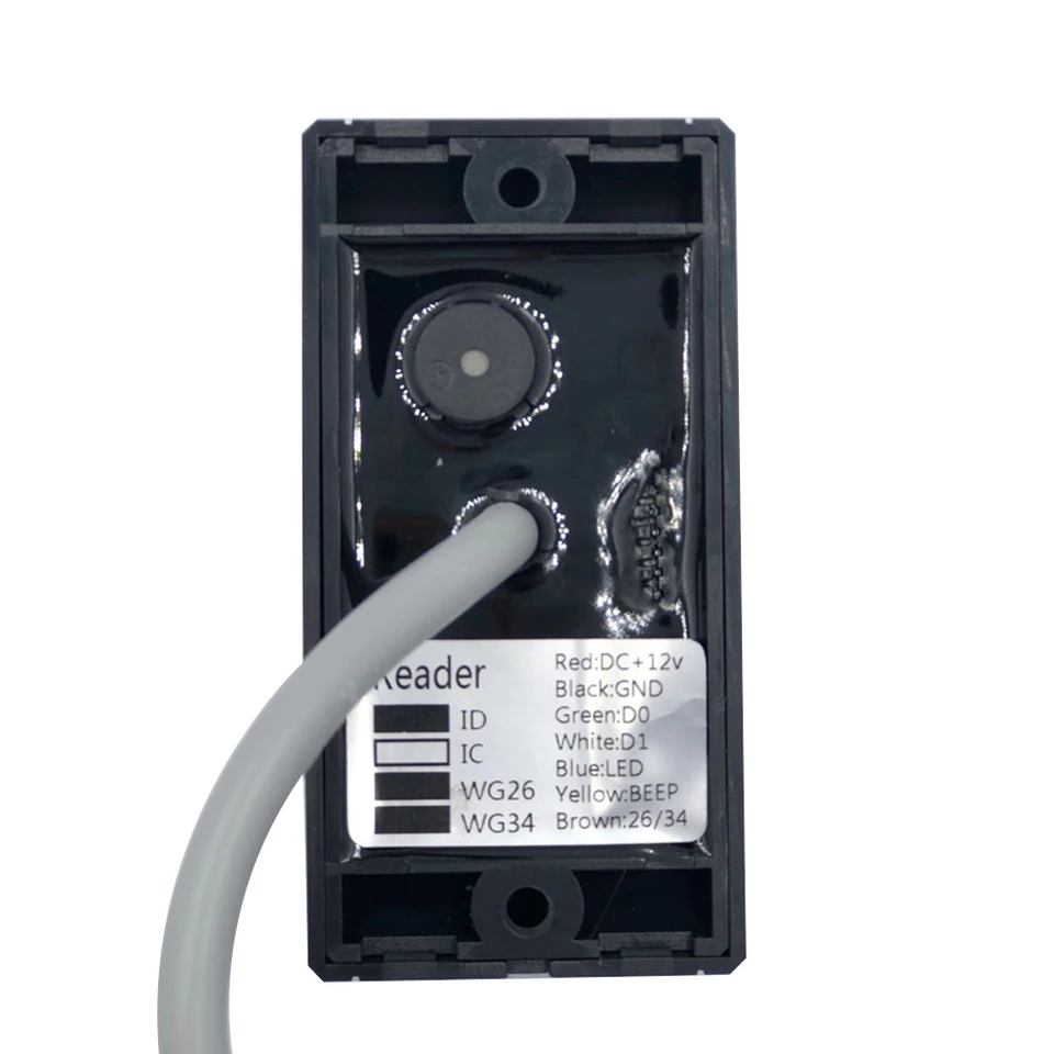 Wiegand 26 34 Deur Toegangscontrole Kaartlezer IP65 Waterdichte Hoge