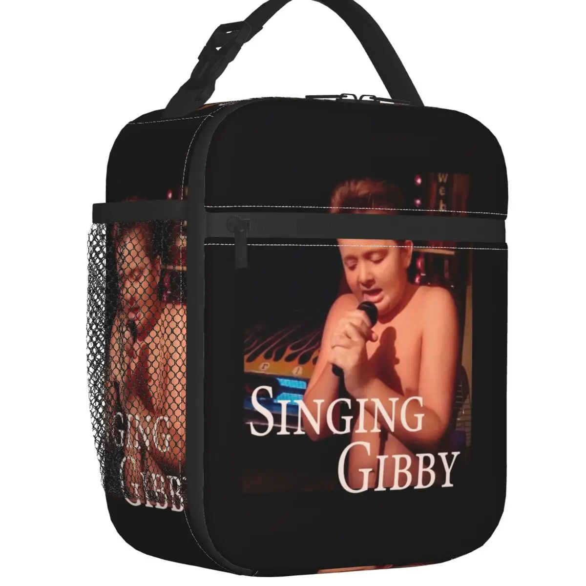 

Gibby Singing ICarly Meme Insulated Lunch Bag for Women Leakproof Cooler Thermal Lunch Box Office Work School