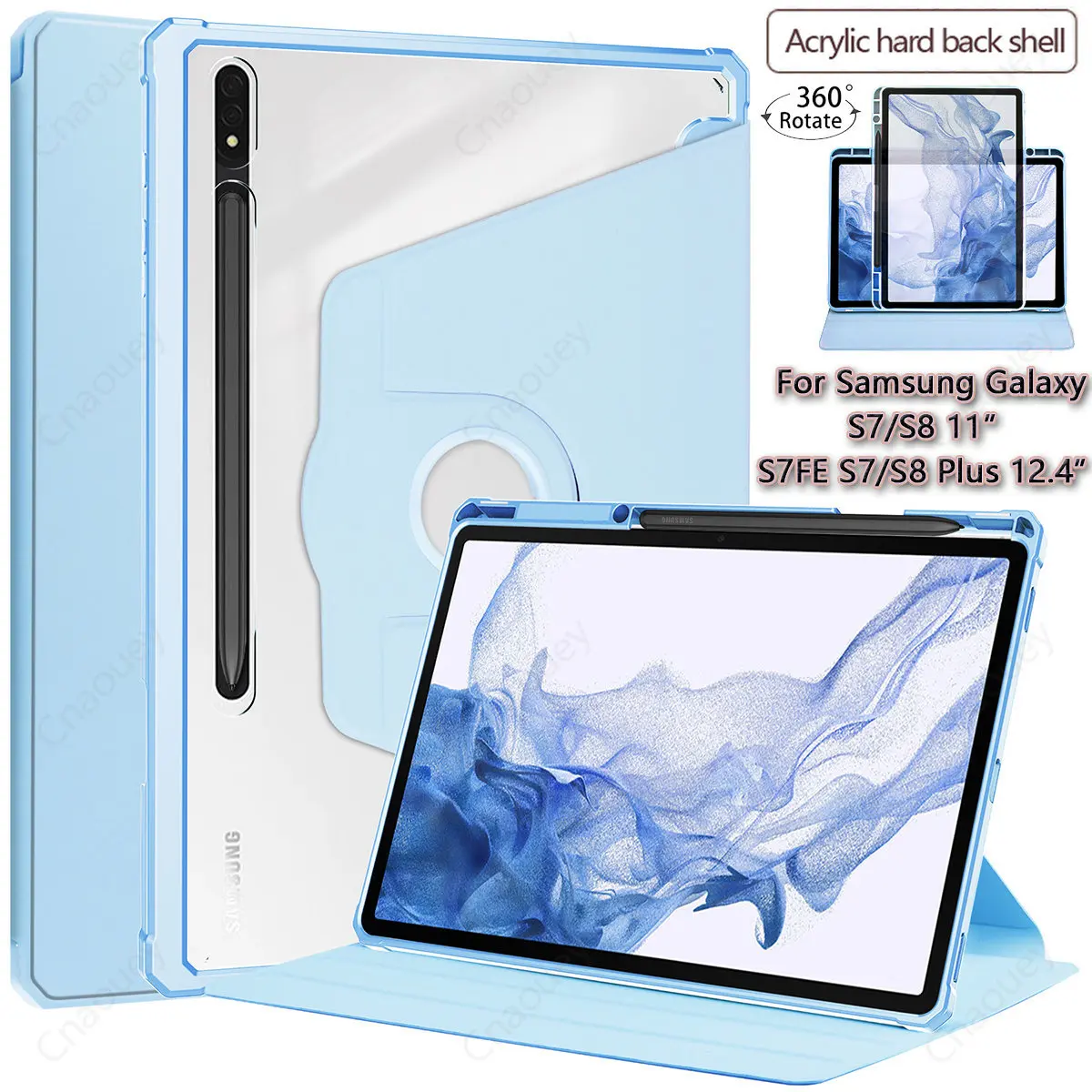 Funda-Case-for-Samsung-Galaxy-Tab-S7-S8-S9-11-S7FE-S7-S8Plus-S9Plus-12 ...