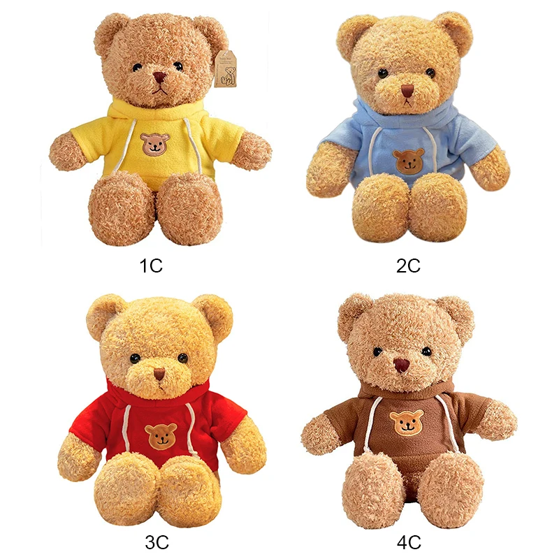 봉제 곰 티셔츠, 봉제 스웨터, 실내 장식, 소파 장식, 어린이 장난감, 생일 선물, 인기 판매