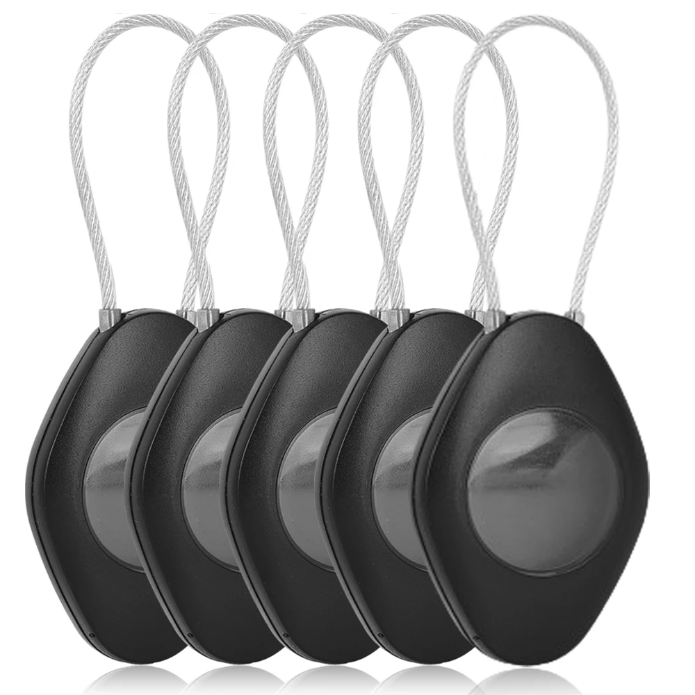 Per Apple Airtag Holder Con Cordino Safety Lock Protector Pet Cats Dogs Gps Tracker Cover Protettiva Per Accessori Air Tag