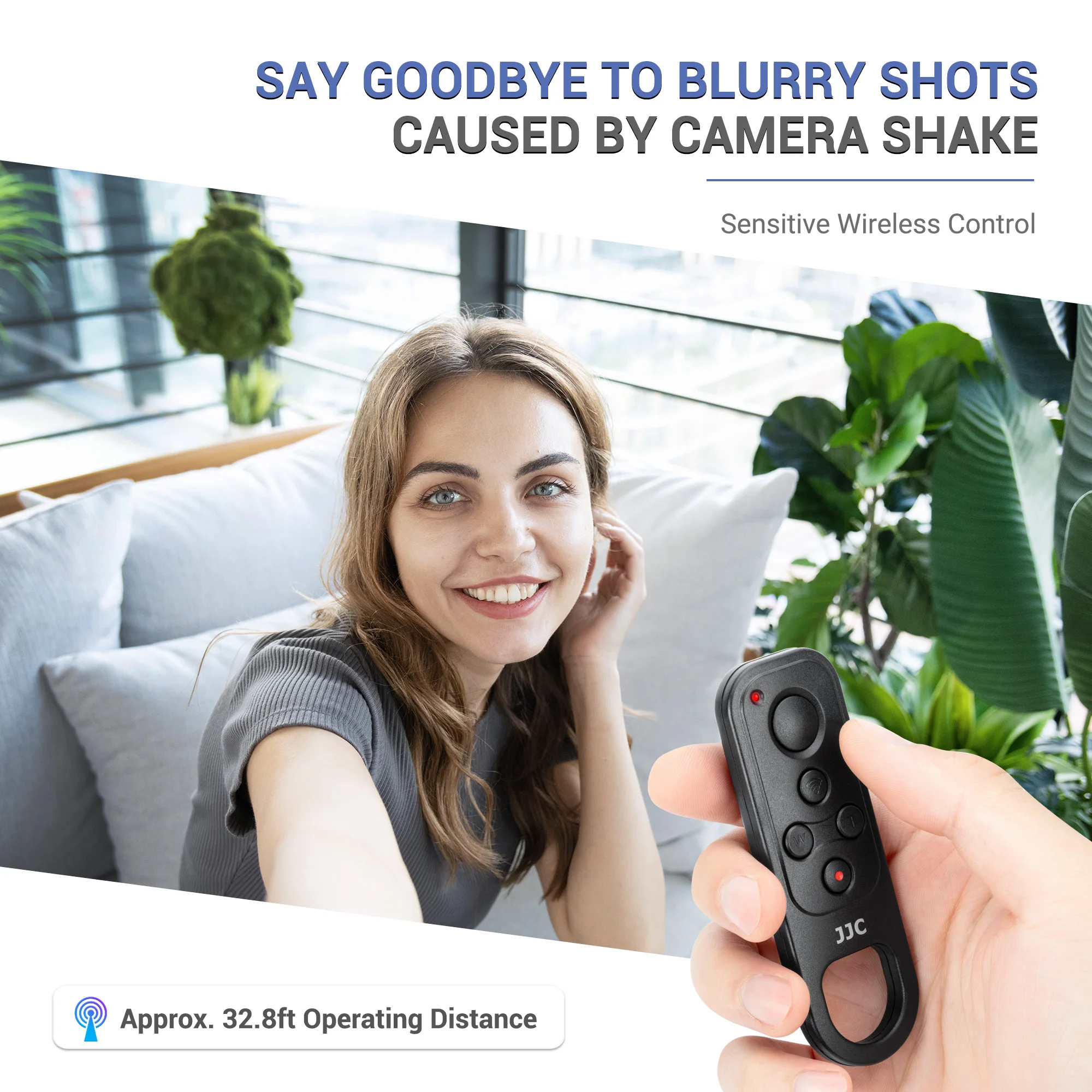 JJC-Controle Remoto Bluetooth Sem Fio para Câmeras,