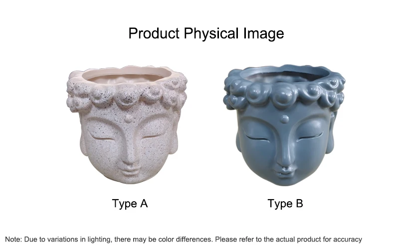 Creative Buddha Statue Flowerpot 6