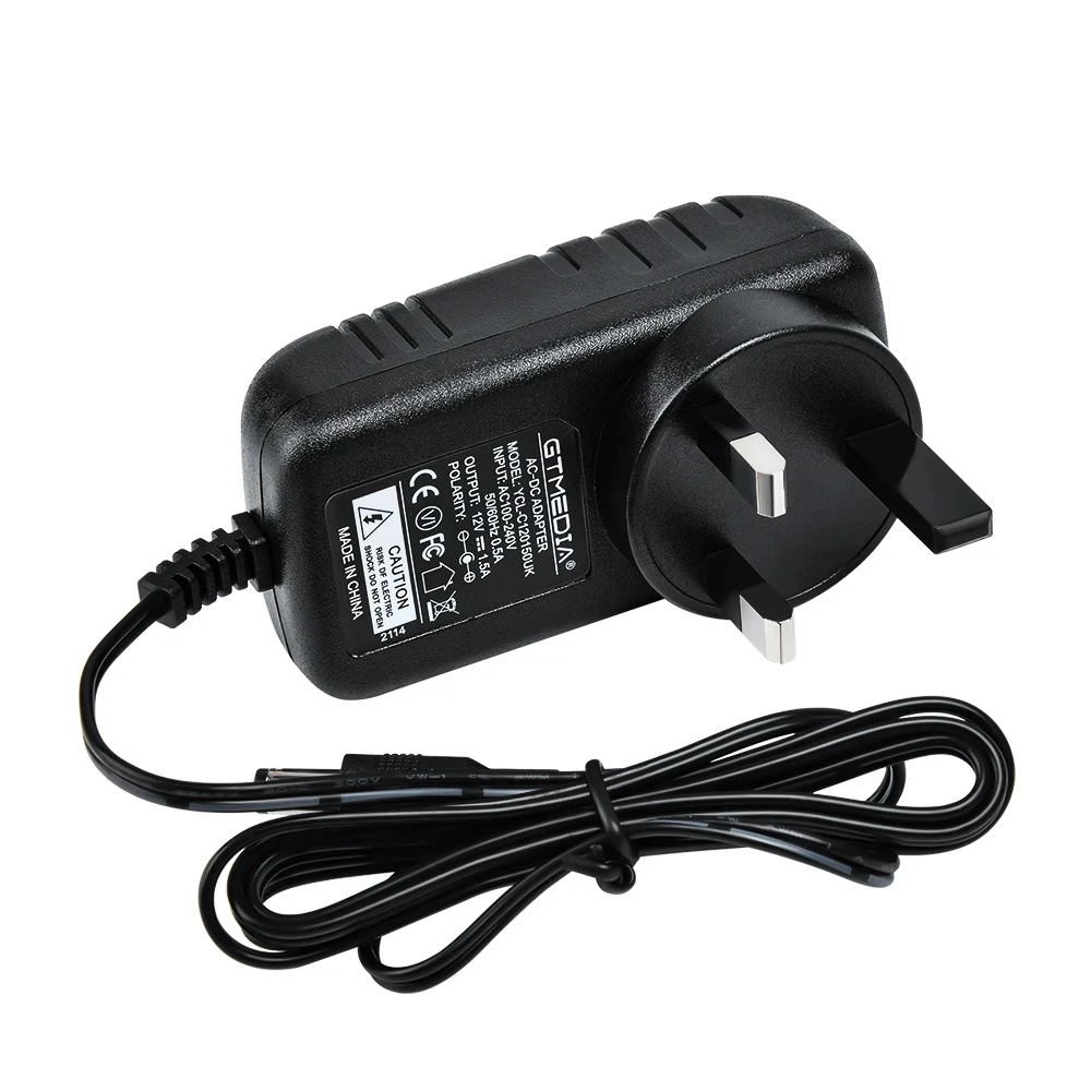 DC 12V/1.5A Power Adapter GTMEDIA EU/UK/US Plug for GTMEDIA V8X/V8 Turbo/V9 prime/V7 pro/X8/GTC/GTCOMBO/GTS TV set top box power adapter