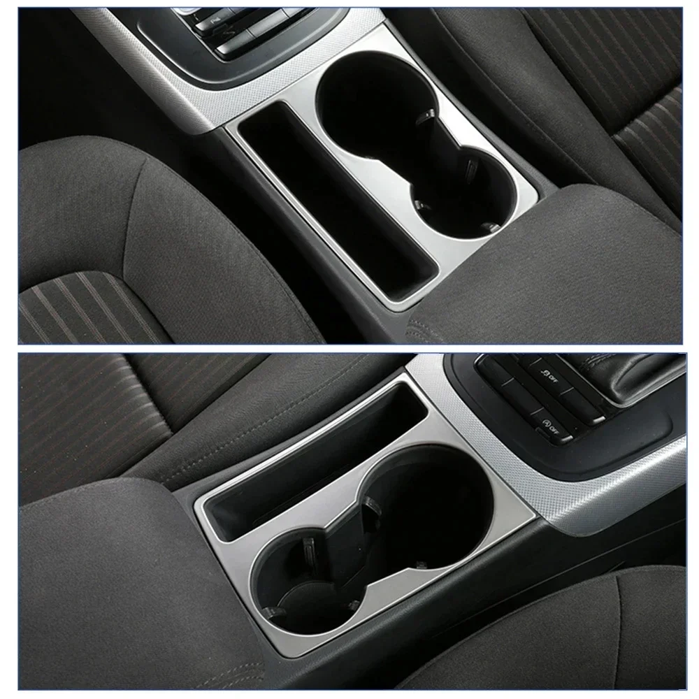 QUTBAG Cover In Acciaio Inox Per Interni Audi A4 B8/S4/RS4/A5 (2009-2016) - Set Di 7 Pezzi Per Console Centrale, Cruscotto, Uscite Aria. Protegge Da Graffi E Decora. Colore Argento.