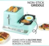 NEW Classic Retro 3-in-1 Breakfast Station, 2-Wide Slot Toaster With Adjustable Toasting Control, Non-Stick Griddle 3