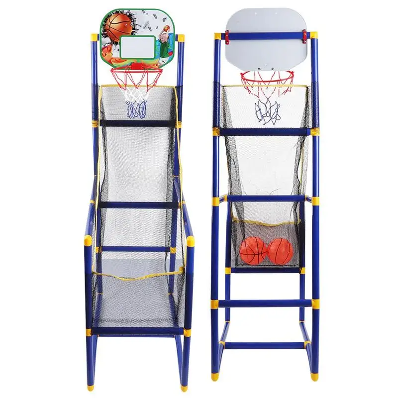 Indoor Basketball Shooting Machine Portable Kids Arcade Basketball Game Set Sports Playset Basketball Training Toy  For Children