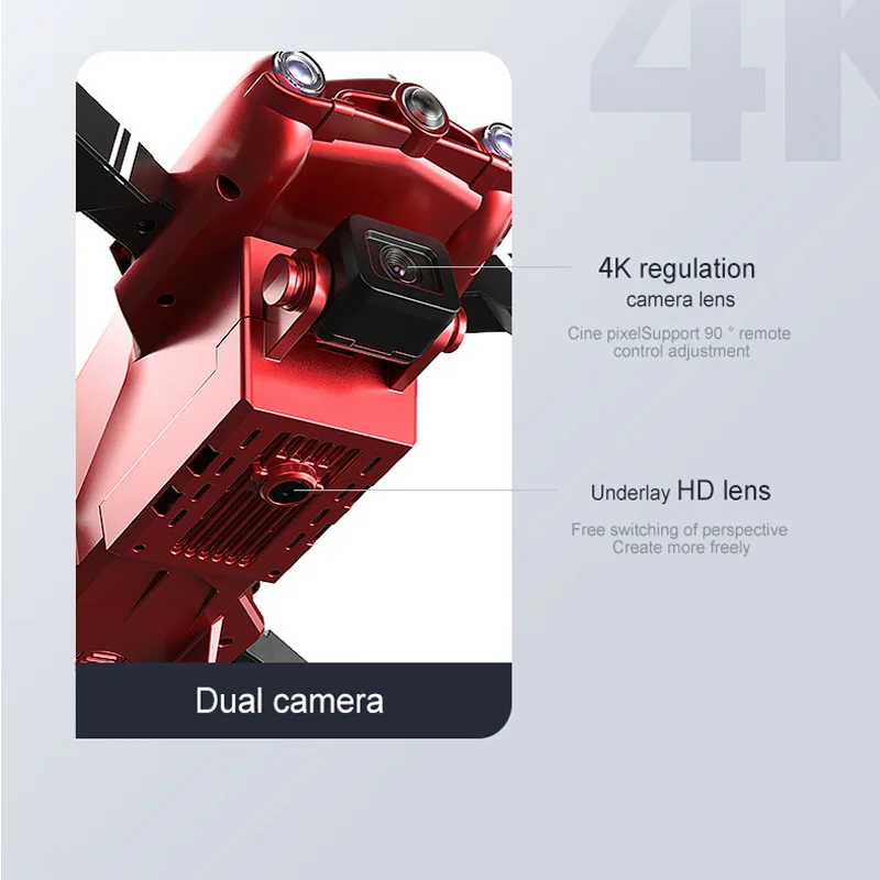 Drone Caméra 4K avec Stabilisation - Lot Simple ou Double Batterie
