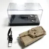 RTR RC Mini Battle Tank Toys Boys Gifts Remote Control Military Tanks with Infrared System 170 Degrees Rotate Turret RC Model 6