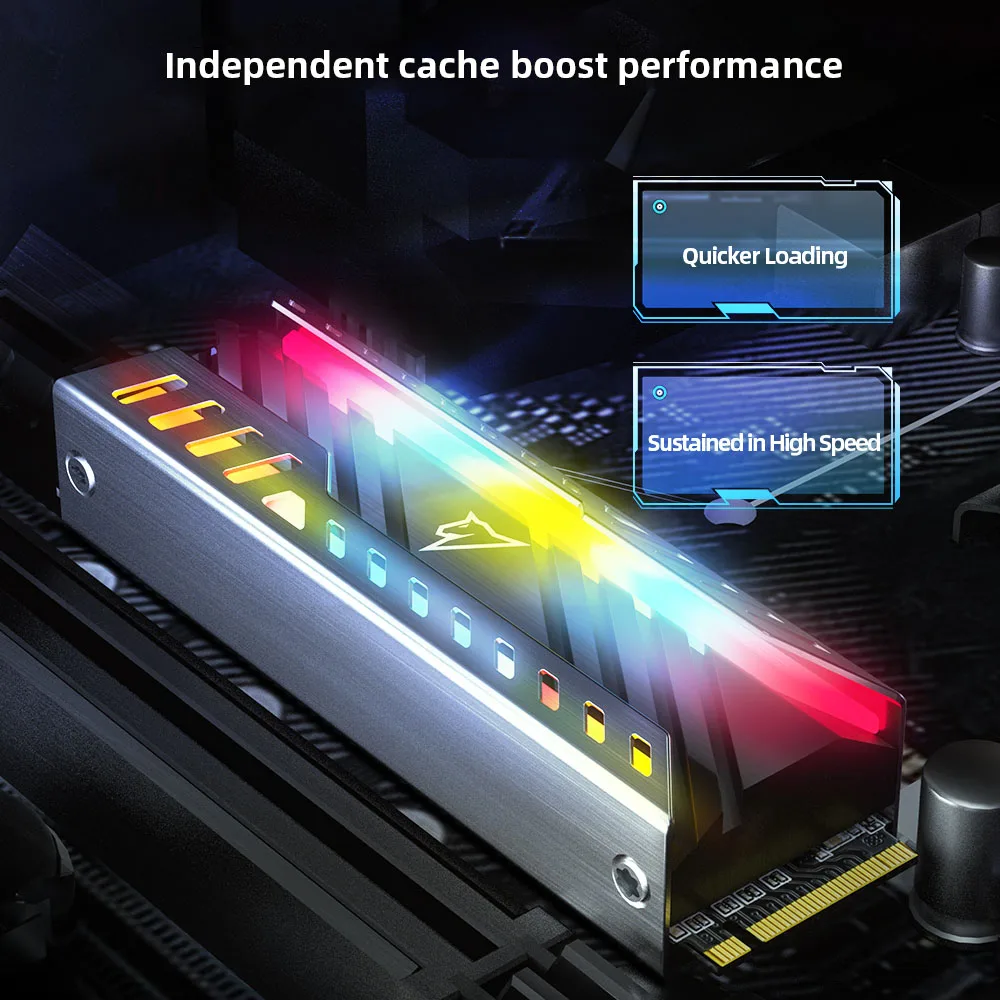 Netac SSD M2 NVMe 500gb 1 ׶Ʈ 2 ׶Ʈ SSD RGB M.2 2280 PCIe ũž  ָ Ʈ ̺ ϵ ũ