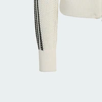 Adidas Originals Cardigan sportif décontracté en tricot crocheté TT pour femme KC6496 5