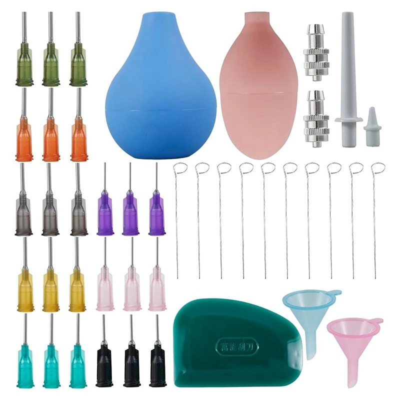 Pottery Precision Applicator Set, Pottery Tools Precision Tips Applicator Slip Trailer Bottles For Glaze Slip Durable