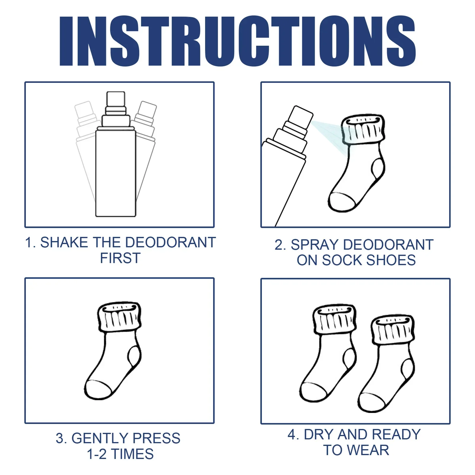 Anti Foot Odor Deodorization Lasting Fragrance Remove The Odor of Sweaty Shoe Socks Foot Deodorizing Spray Cabinet Deodorization