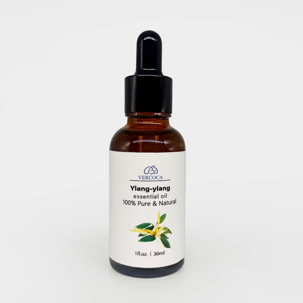 Ylang Ylang Essential Oil 30ml Essential Oil Glass Bottle Relief and Calming Comfort Natural Pure Organic Aromas