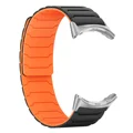 Black orange silver