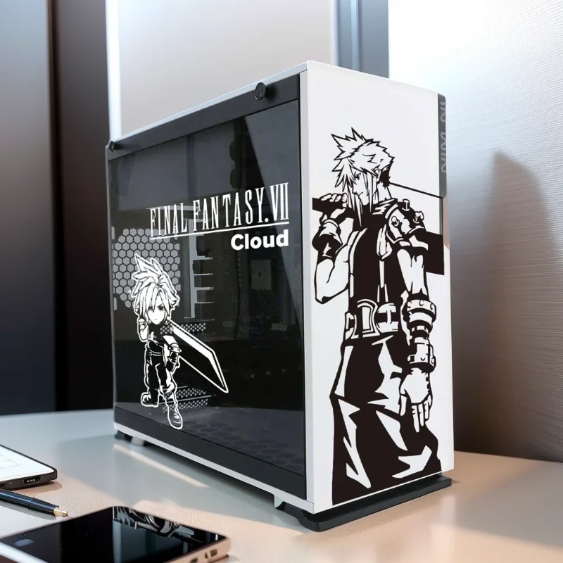Anime Character Stickers for Gaming PC Cases - Waterproof Vinyl Decals
