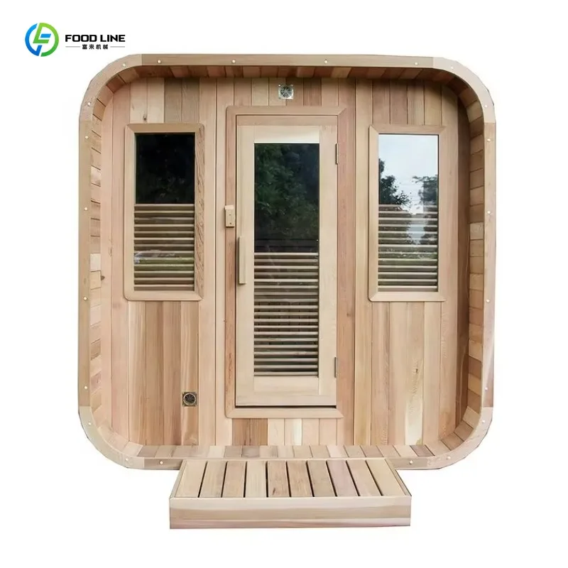 Traditional Canadian Barrel Outdoor Sauna 4