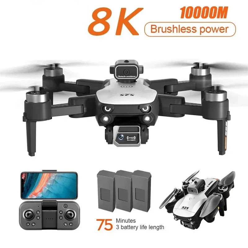 Lenovo HD S2S 8K Drone GPS Professionale HD Fotografia Aerea Doppia Fotocamera Omnidirezionale Evitamento Ostacoli Drone Quadcopter - immagine 2