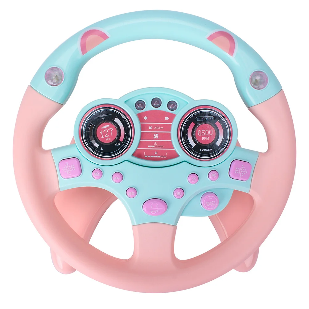 

Steering Wheel Toy Driving Kid Baby Simulation Kids Play Car Toys Pretend Portable Plaything Fake Auto Interesting Simulated