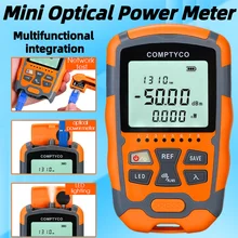 Mini Optical Power Meter M5/M7/MC5/MC7 FTTH Handheld Fiber Optical Cable Test OPM -50~+26/-70~+10dBm With Network Test/LED Light