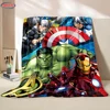 6 Size Marvel Avengers Blanket Sofa Bed Cover Four Season Soft Fluffy Quilt Blanket Flannel Throw Outdoor Leisure Nap Trip Gifts 5